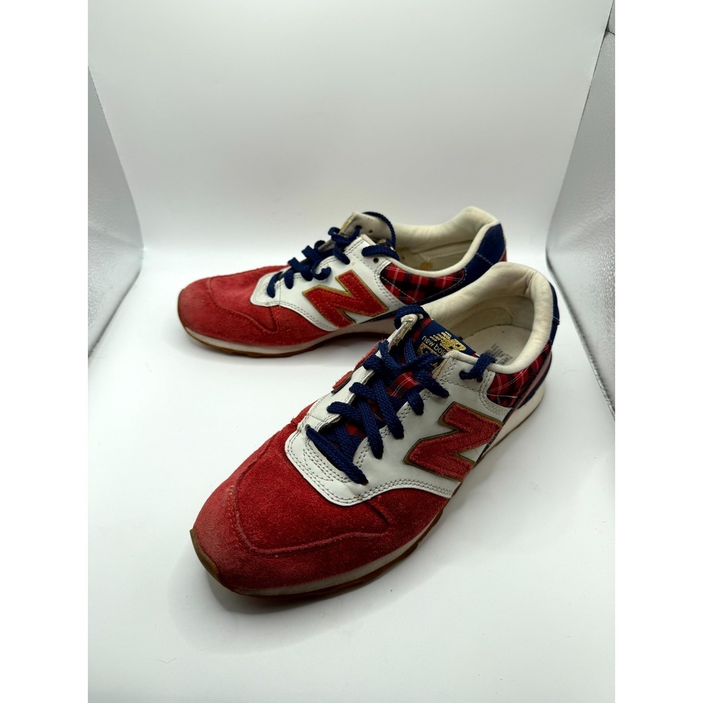 New Balance 996 Series WR996CC Women 8 D Sneaker Red Suede Low Top Lace Up Shoes
